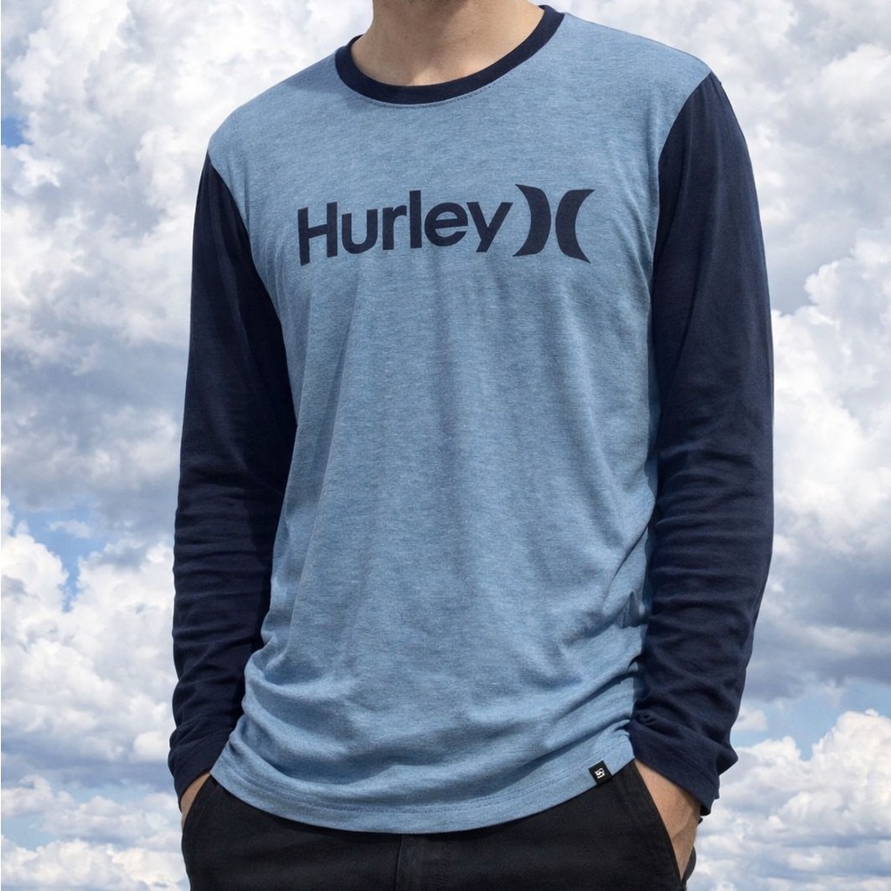 Hurley Long Sleeve Tee Shirt Men’s Medium